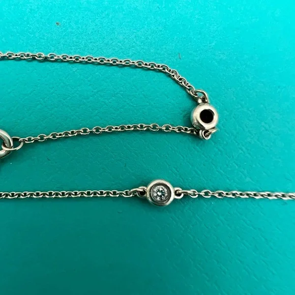 Tiffany Elsa Peretti Diamonds by the Yard Open Heart Bracelet - Picture 12 of 14